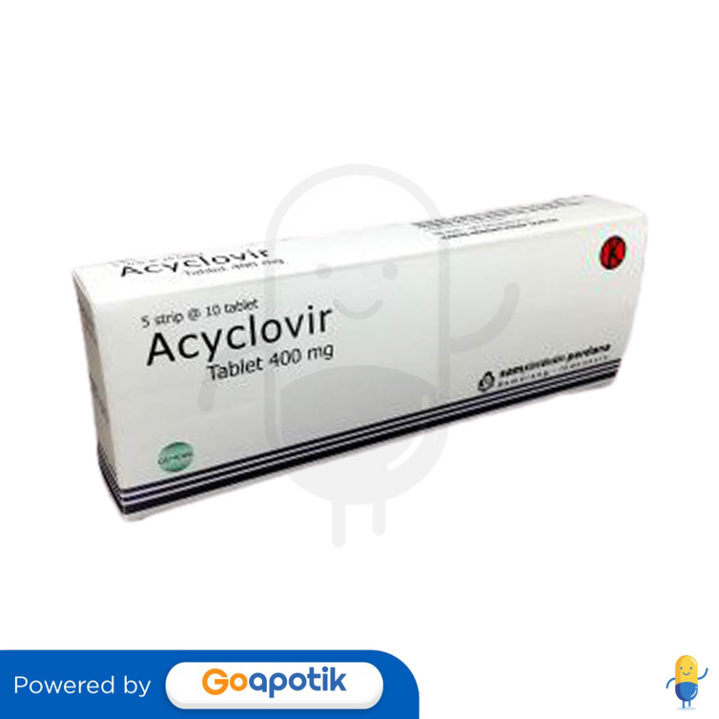 ACYCLOVIR SAMPHARINDO 400 MG BOX 50 TABLET Kegunaan Efek Samping