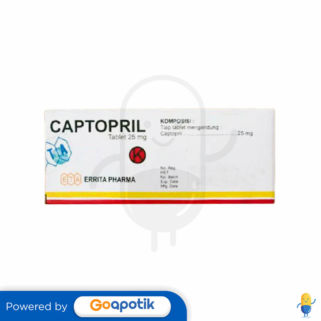 Ulasan Produk Captopril Errita Farma Mg Box Tablet