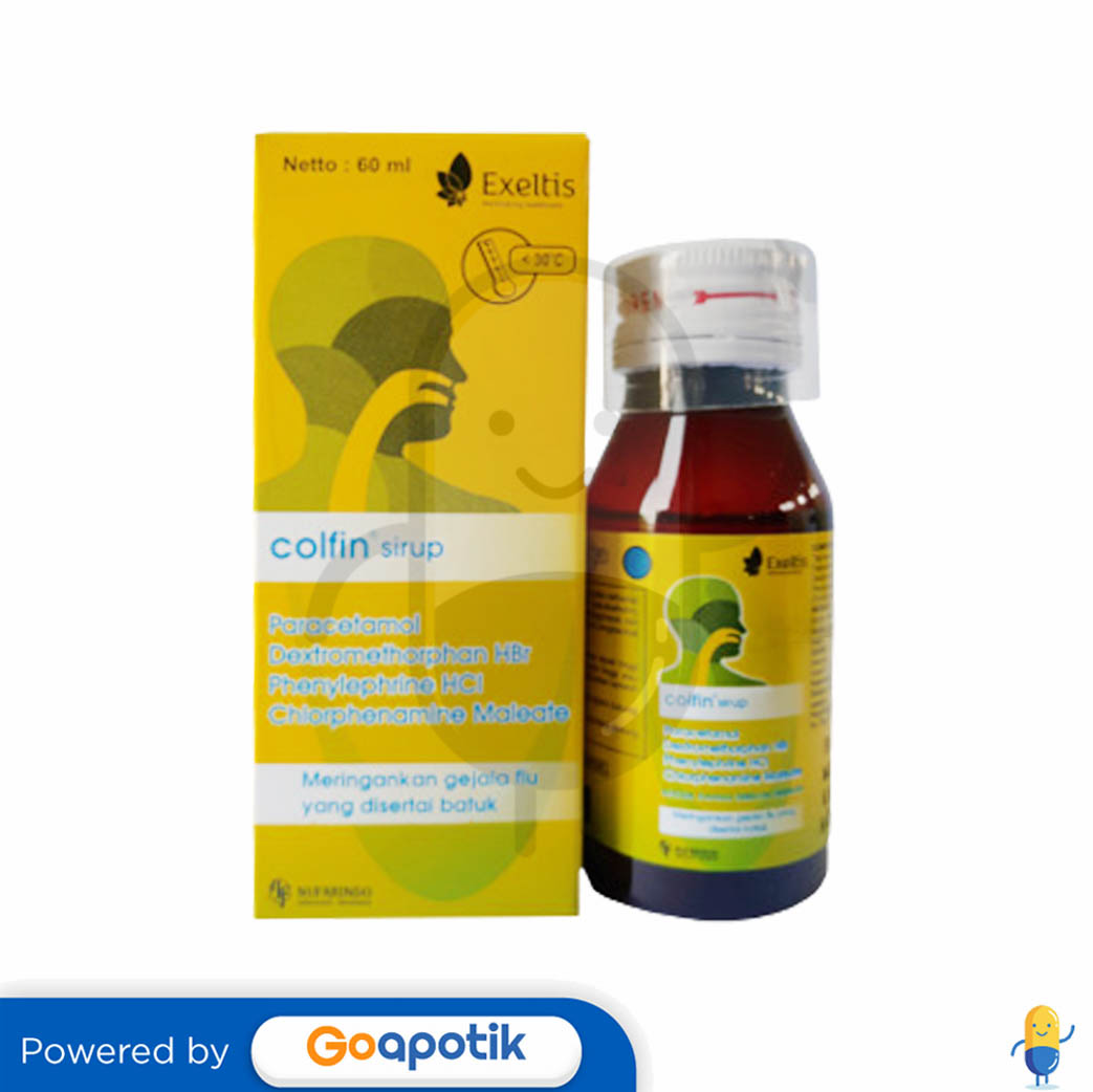 COLFIN SIRUP 60 ML Kegunaan Efek Samping Dosis Dan Aturan Pakai