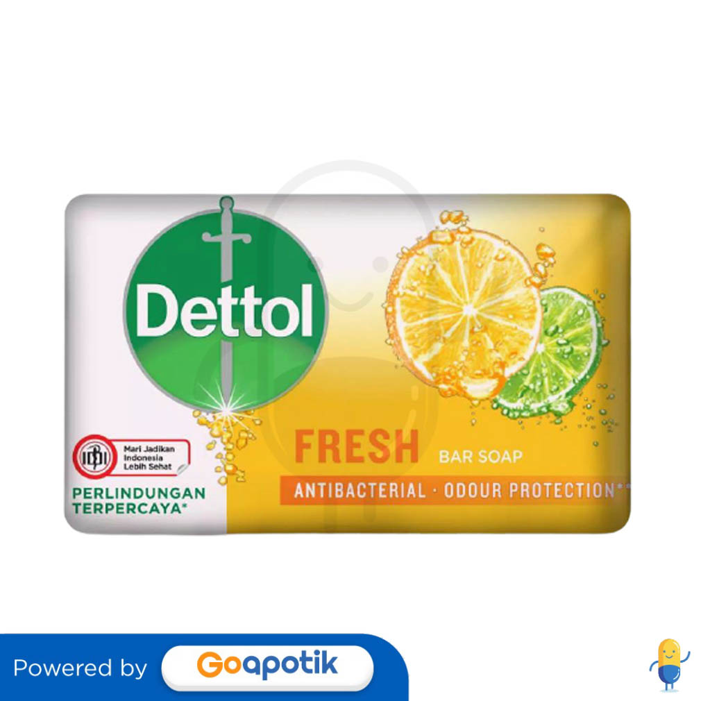 DETTOL FRESH BAR SOAP 60 GRAM Kegunaan Efek Samping Dosis Dan