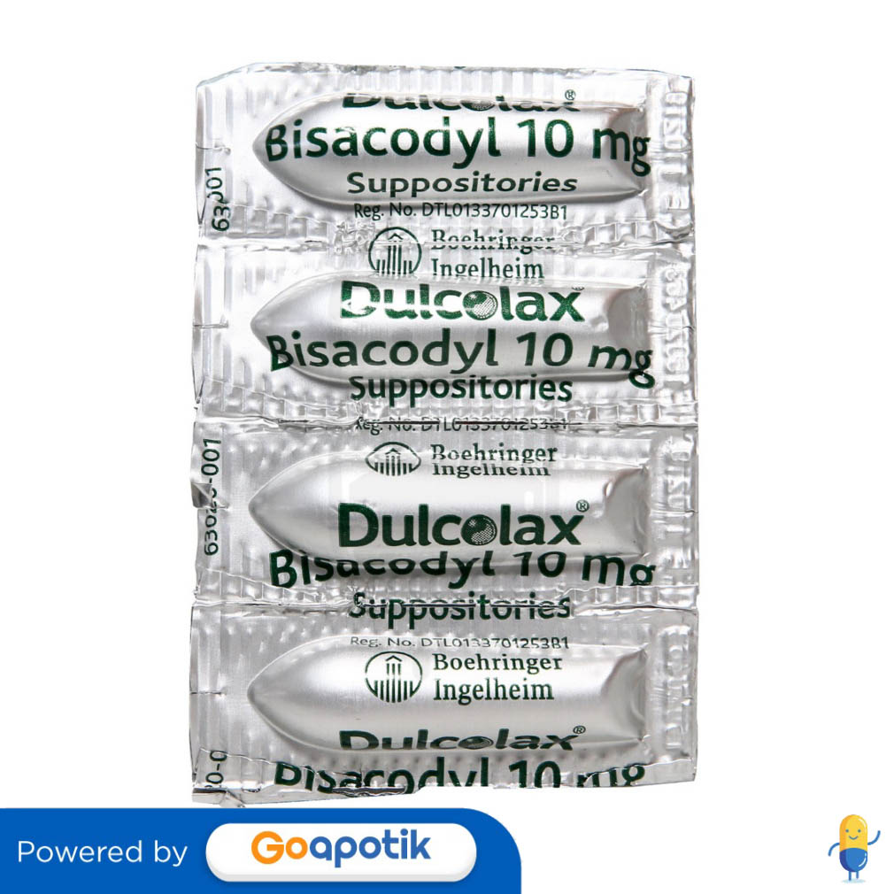 Dulcolax Dewasa Mg Suppositoria Kegunaan Efek Samping Dosis Dan