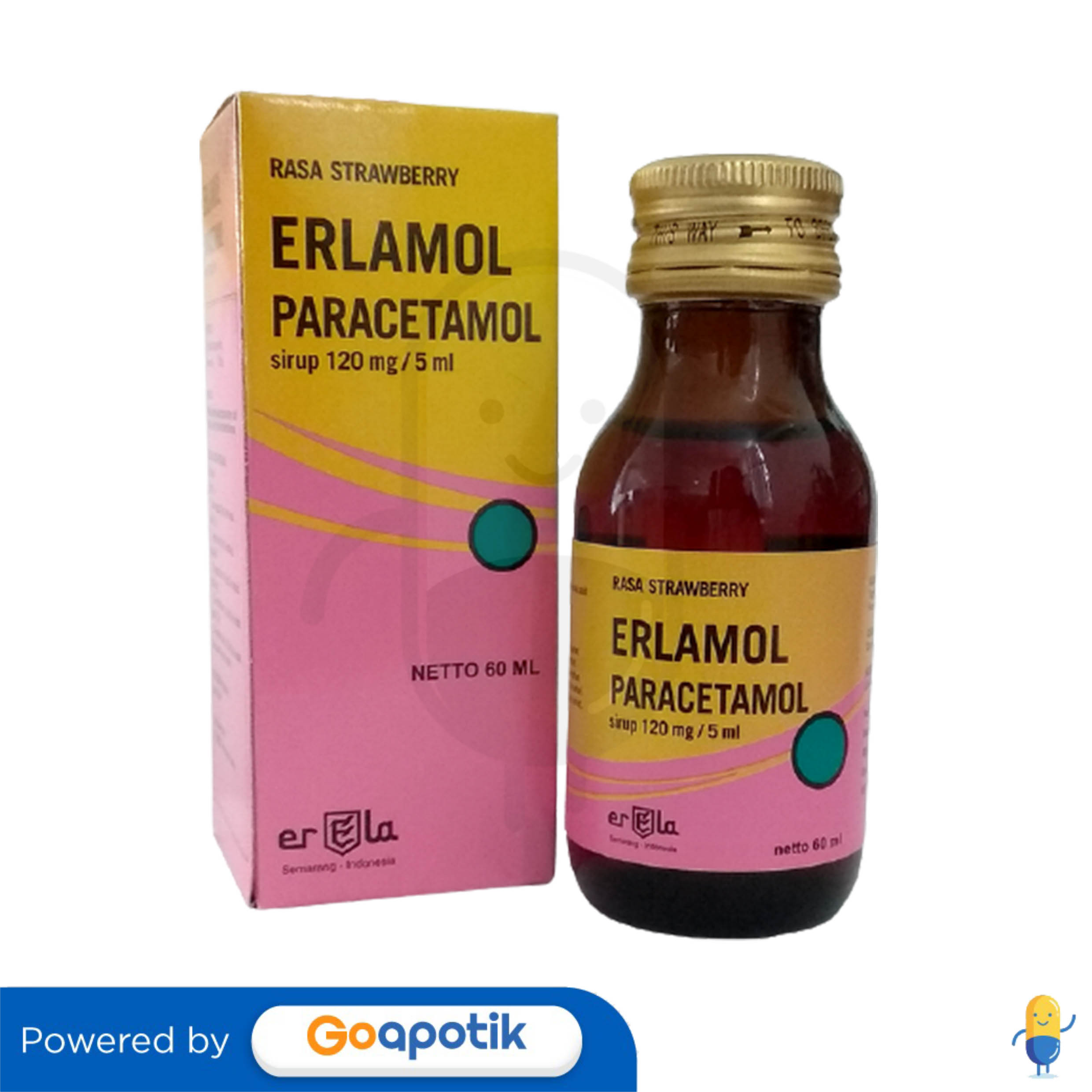 ERLAMOL SYRUP ISI 60 ML BOTOL Kegunaan Efek Samping Dosis Dan