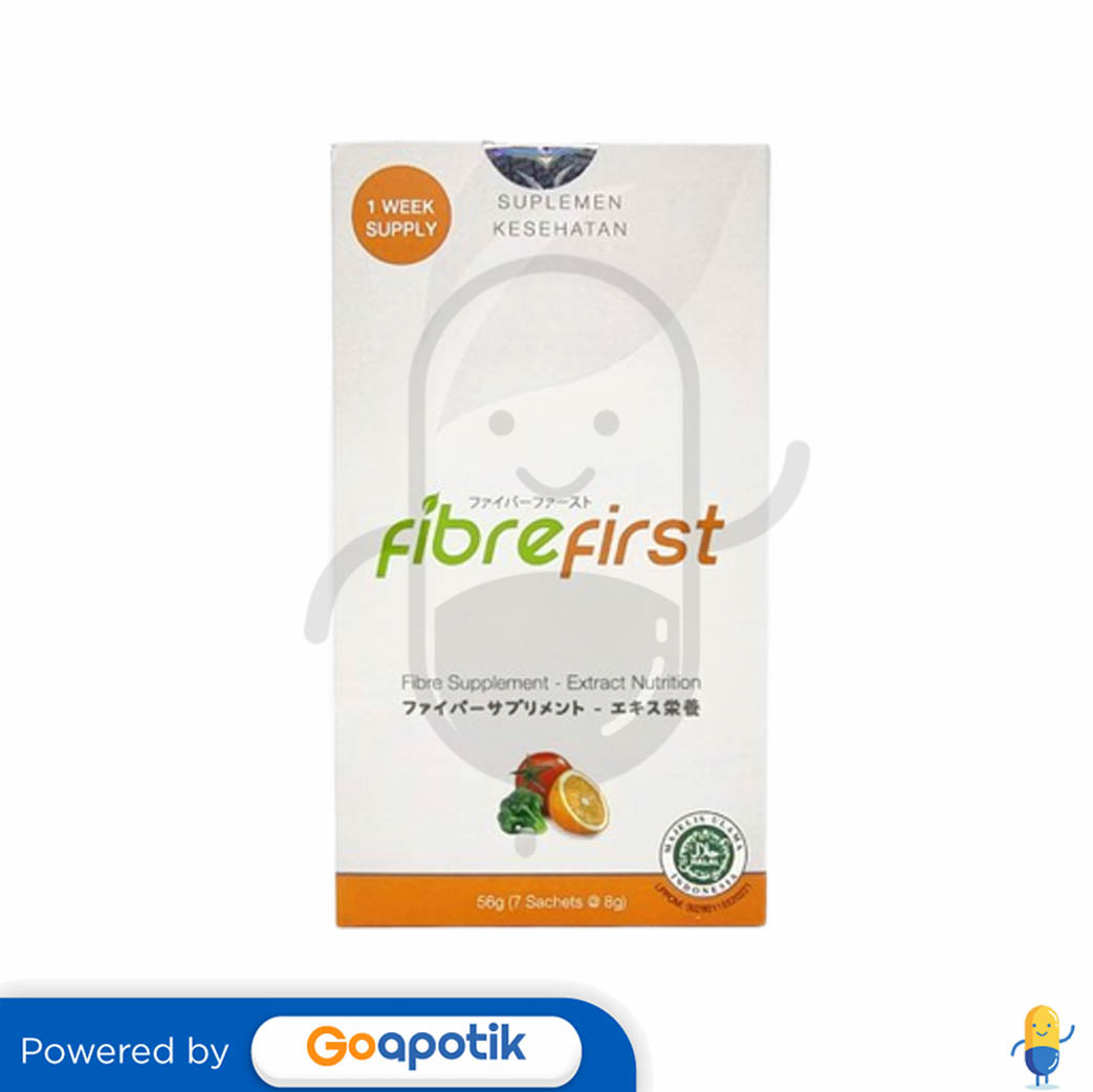 FIBREFIRST 8 GRAM BOX 7 SACHET Kegunaan Efek Samping Dosis Dan