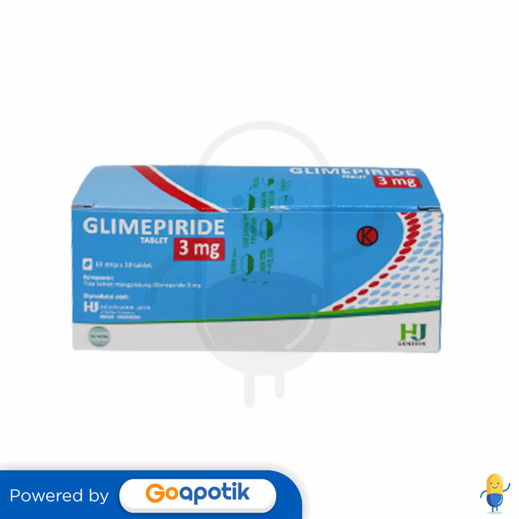 Glimepiride Hexpharm Mg Box Tablet Kegunaan Efek Samping