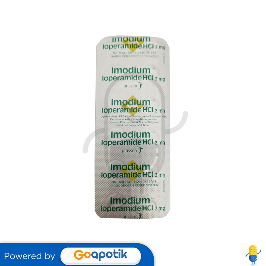 IMODIUM 2 MG BLISTER 10 TABLET Kegunaan Efek Samping Dosis Dan