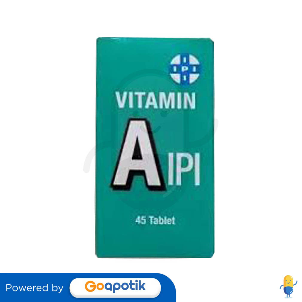 Ipi Vitamin A Botol Tablet Kegunaan Efek Samping Dosis Dan