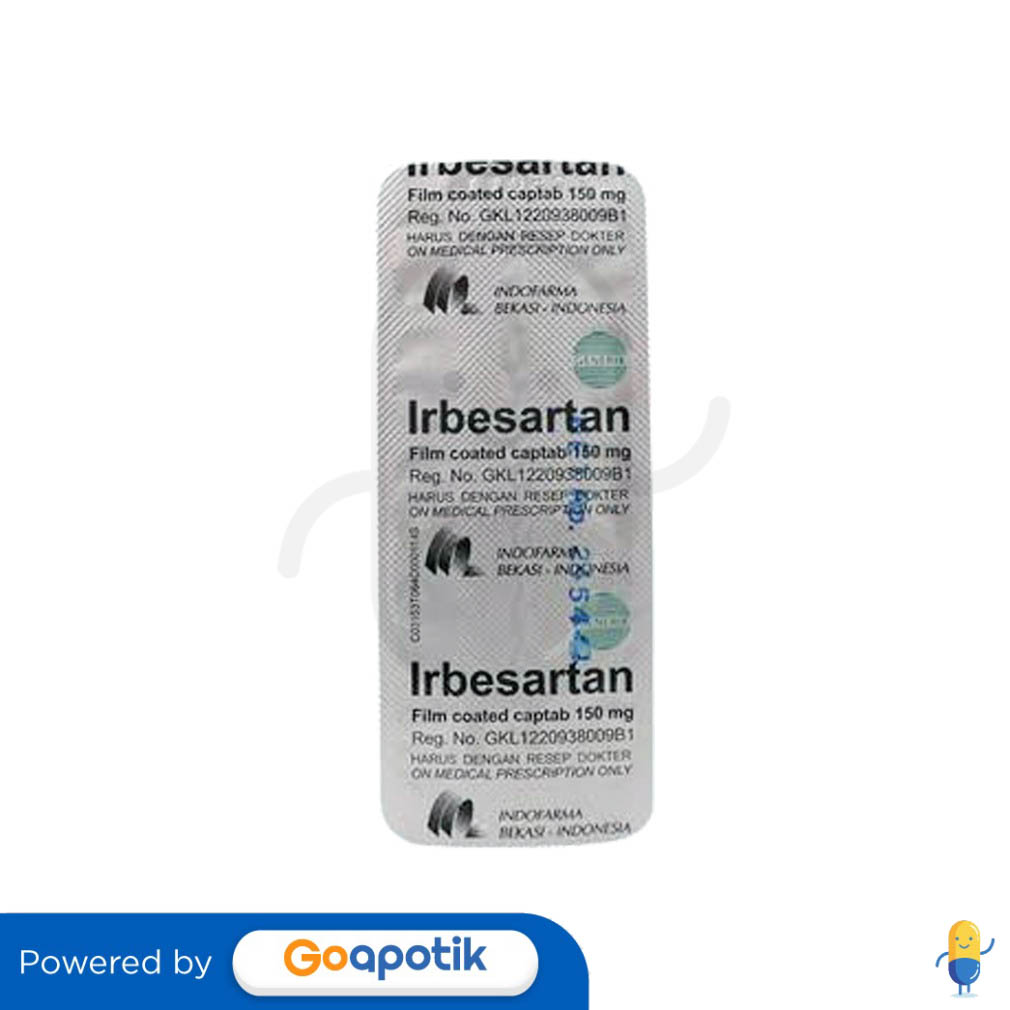 Irbesartan Indofarma Mg Strip Tablet Kegunaan Efek Samping