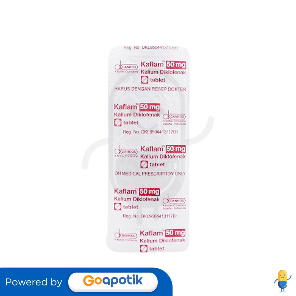 KAFLAM 50 MG BLISTER 10 TABLET Kegunaan Efek Samping Dosis Dan