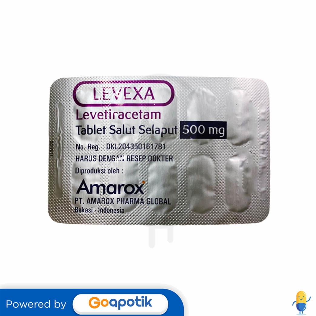 LEVEXA 500 MG BLISTER 10 TABLET Kegunaan Efek Samping Dosis Dan