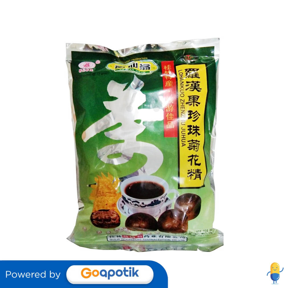 Lohankuo Zhenzhu Juhua Gram Pack Sachet Kegunaan Efek Samping