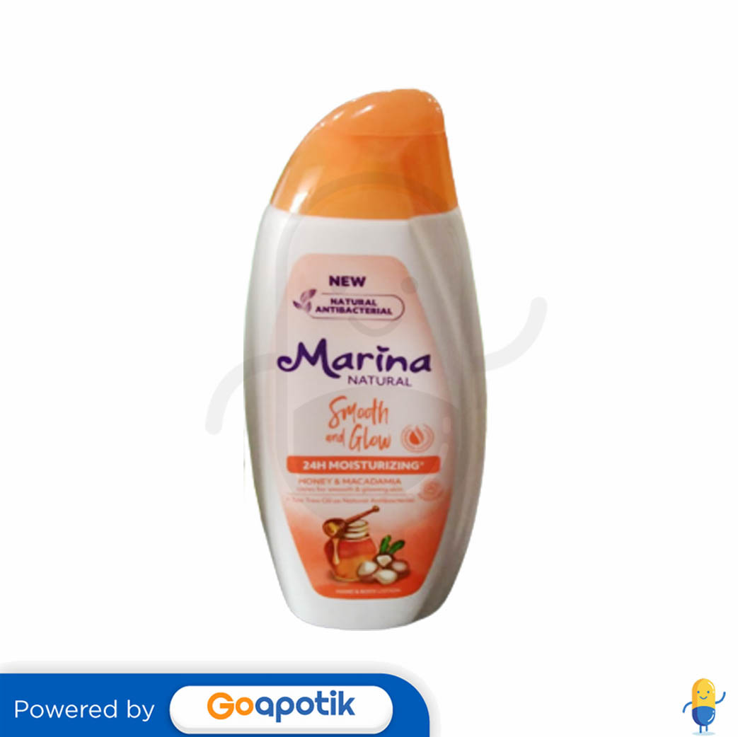 Marina Natural Hand Body Lotion Smooth Glow Ml Botol Kegunaan