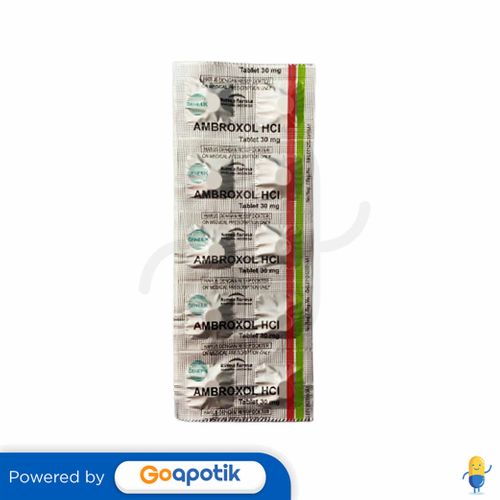 Ambroxol Kimia Farma Mg Strip Tablet Kegunaan Efek Samping