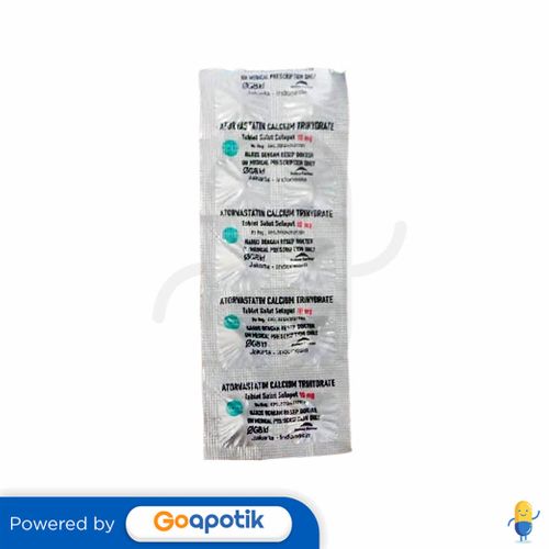 Atorvastatin Calcium Trihydrate Kimia Farma Mg Strip Tablet