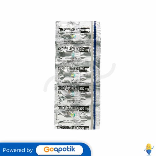 Ciprofloxacin Hexpharm Mg Strip Tablet Kegunaan Efek Samping