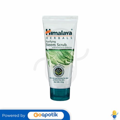 HIMALAYA PURIFYING NEEM SCRUB 100 ML TUBE Kegunaan Efek Samping