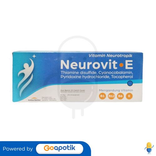 NEUROVIT E BOX 100 TABLET Kegunaan Efek Samping Dosis Dan Aturan Pakai