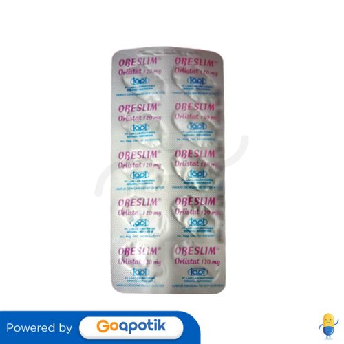 OBESLIM 120 MG STRIP 10 KAPSUL Kegunaan Efek Samping Dosis Dan