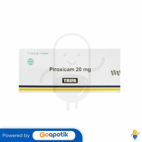 Piroxicam Trifa Mg Box Tablet Kegunaan Efek Samping Dosis