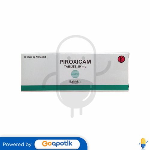 Piroxicam Balatif Mg Box Tablet Kegunaan Efek Samping Dosis