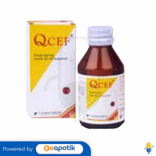 Q CEF 125 MG 5 ML SIRUP KERING 60 ML Kegunaan Efek Samping Dosis