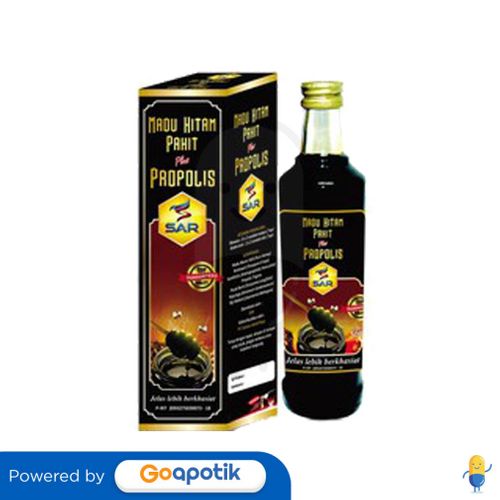 Sar Madu Hitam Pahit Plus Propolis Botol Gram Kegunaan Efek