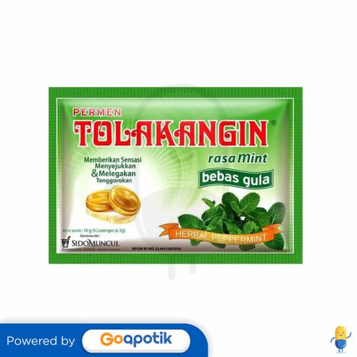 TOLAK ANGIN SIDOMUNCUL PERMEN HERBAL BEBAS GULA SACHET 5 PCS Kegunaan