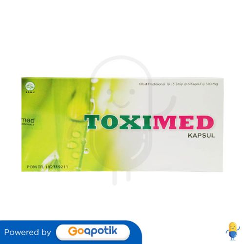 Toximed Box Kapsul Kegunaan Efek Samping Dosis Dan Aturan Pakai