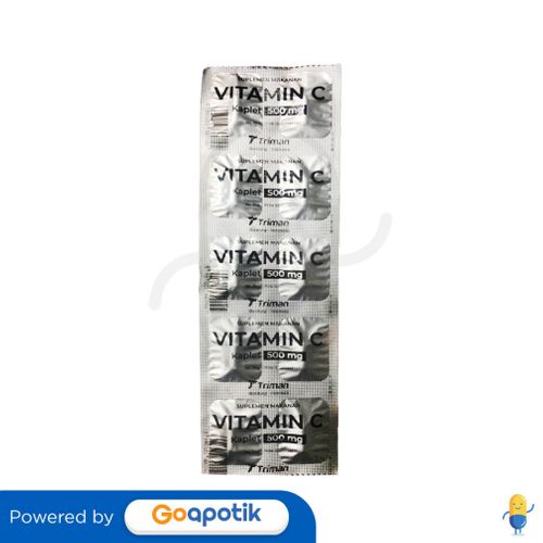 Vitamin C Triman Mg Kaplet Kegunaan Efek Samping Dosis Dan