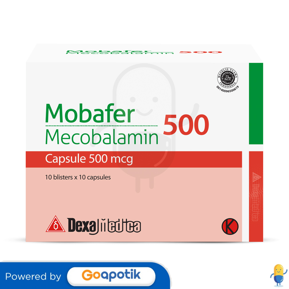 Ulasan Produk MOBAFER 500 MCG BOX 100 KAPSUL