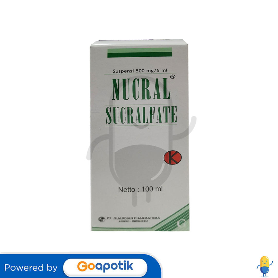 NUCRAL 500 MG 100 ML SUSPENSI Kegunaan Efek Samping Dosis Dan