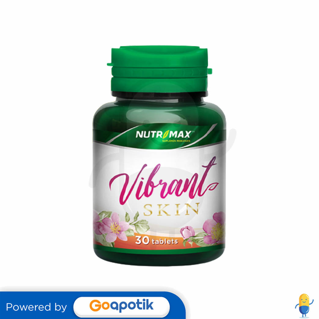 NUTRIMAX VIBRANT SKIN BOTOL 30 TABLET Kegunaan Efek Samping Dosis