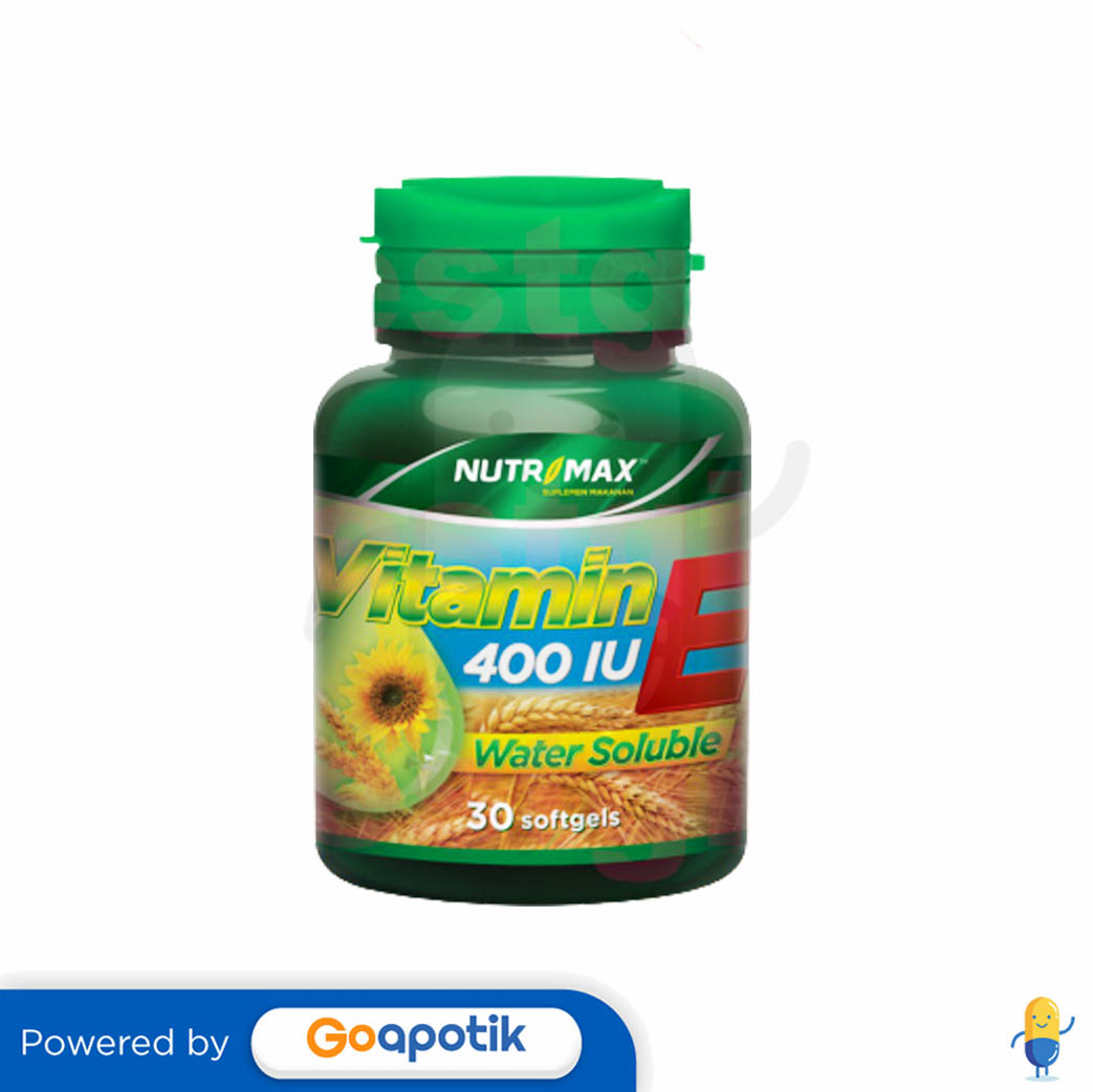 NUTRIMAX VITAMIN E 400 IU BOTOL 30 KAPSUL Kegunaan Efek Samping