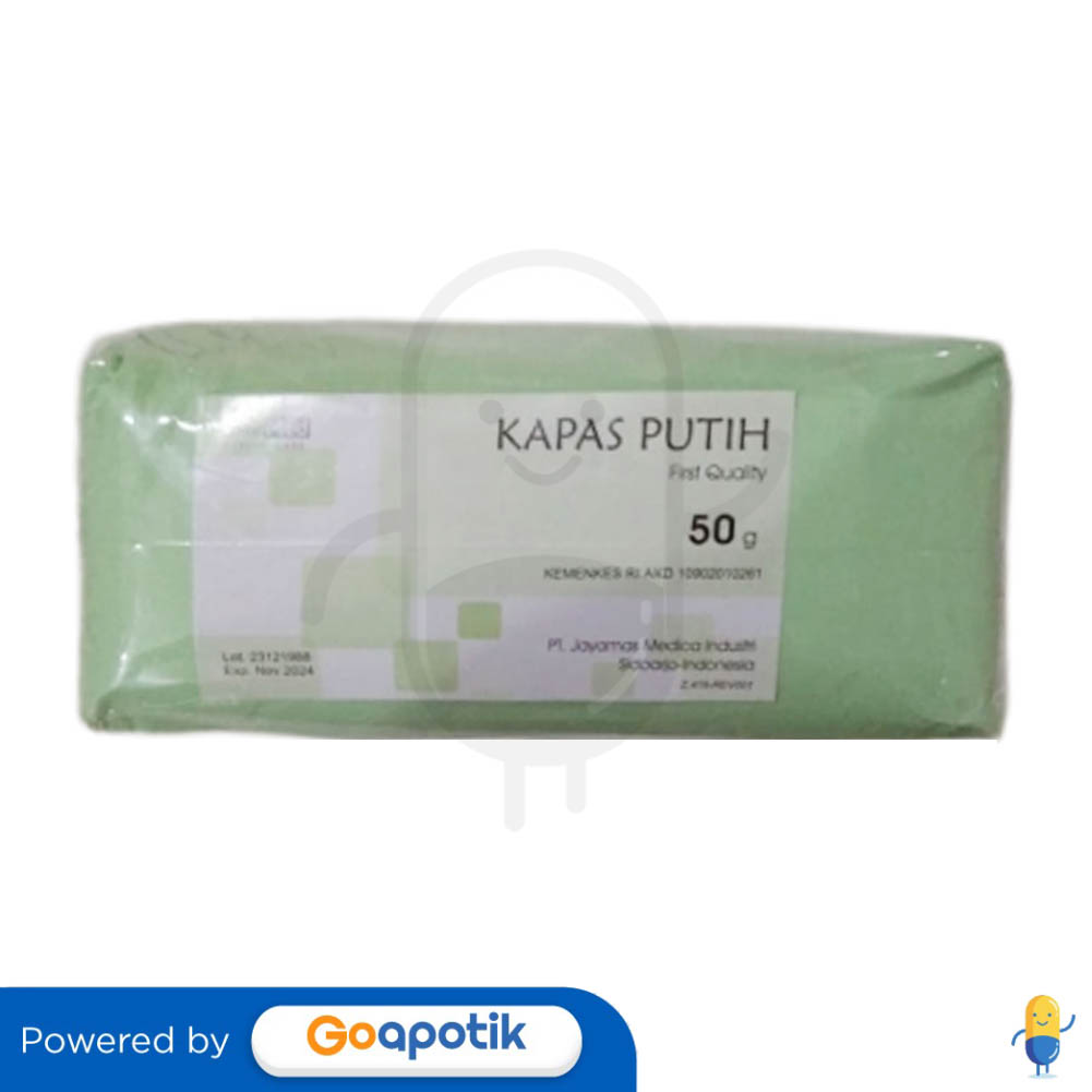 ONEMED KAPAS PUTIH PACK 50 GRAM Kegunaan Efek Samping Dosis Dan