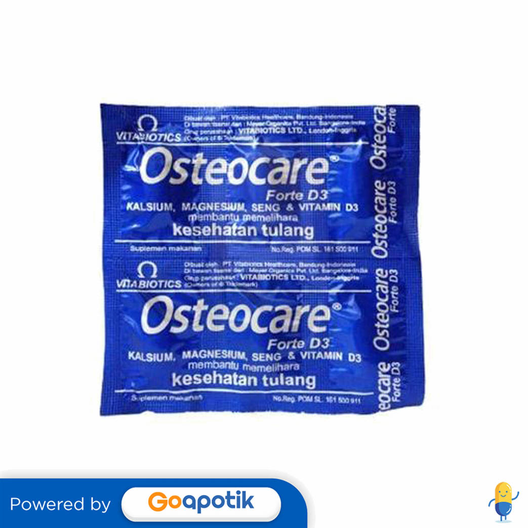 Osteocare Forte D Strip Tablet Kegunaan Efek Samping Dosis Dan