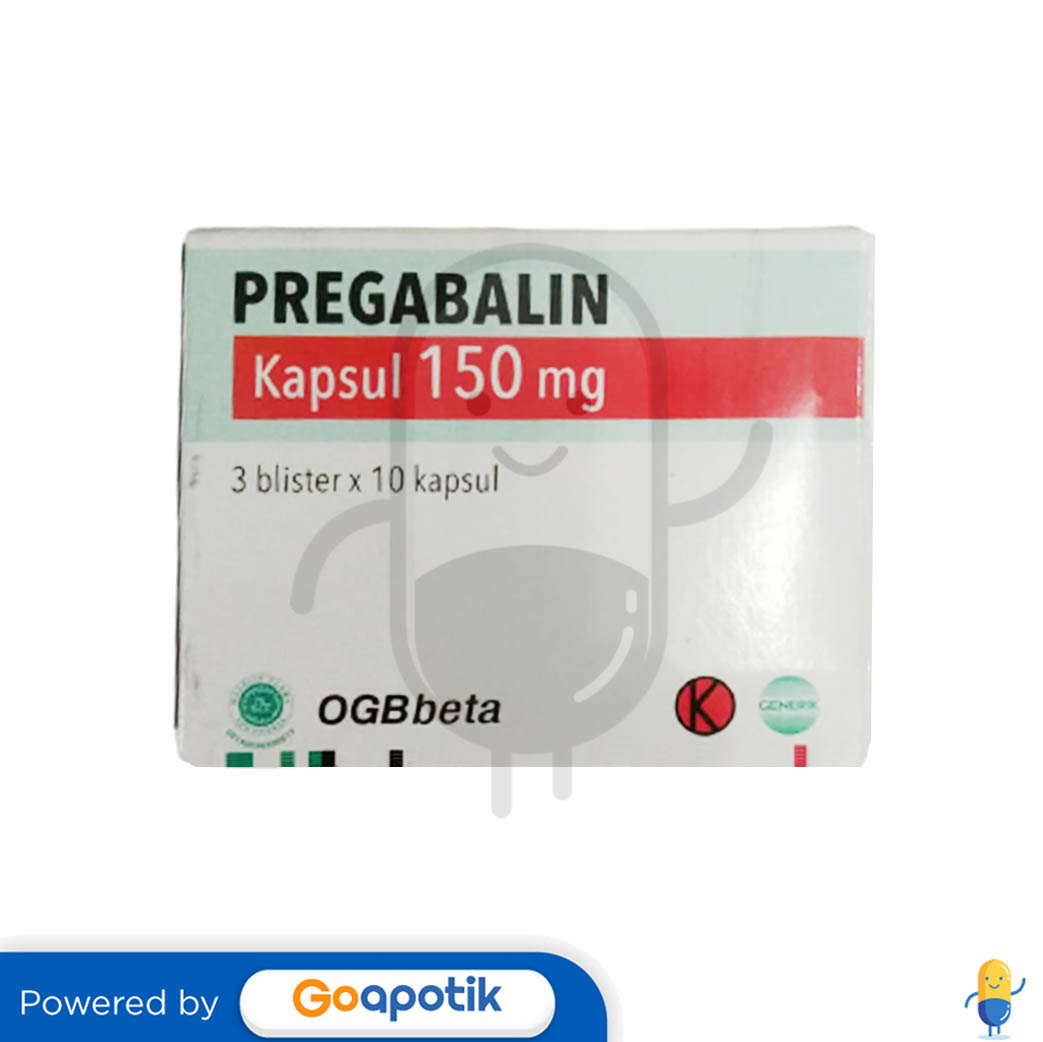 PREGABALIN OGB BETA 150 MG BOX 30 KAPSUL Kegunaan Efek Samping