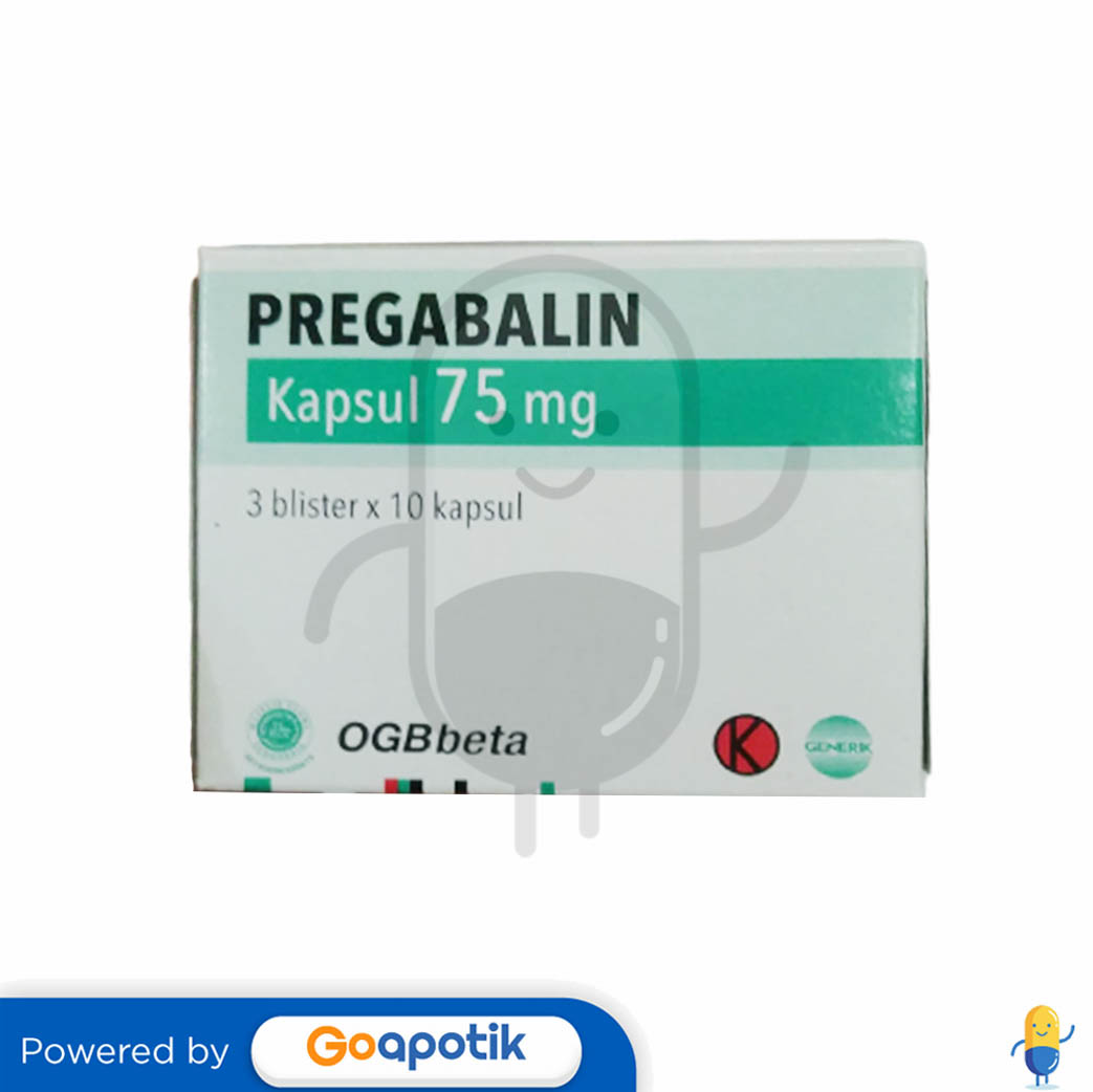 PREGABALIN OGB BETA 75 MG BOX 30 KAPSUL Kegunaan Efek Samping Dosis