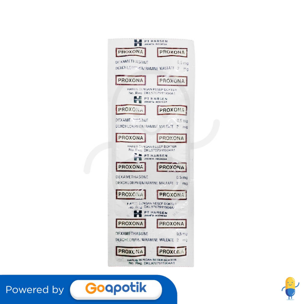 Proxona Kaplet Kegunaan Efek Samping Dosis Dan Aturan Pakai