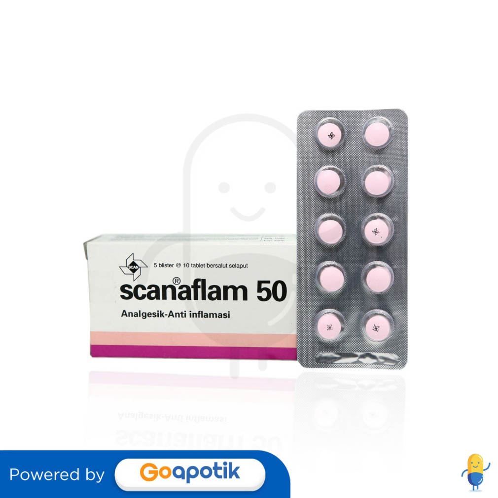 Scanaflam Mg Box Tablet Kegunaan Efek Samping Dosis Dan