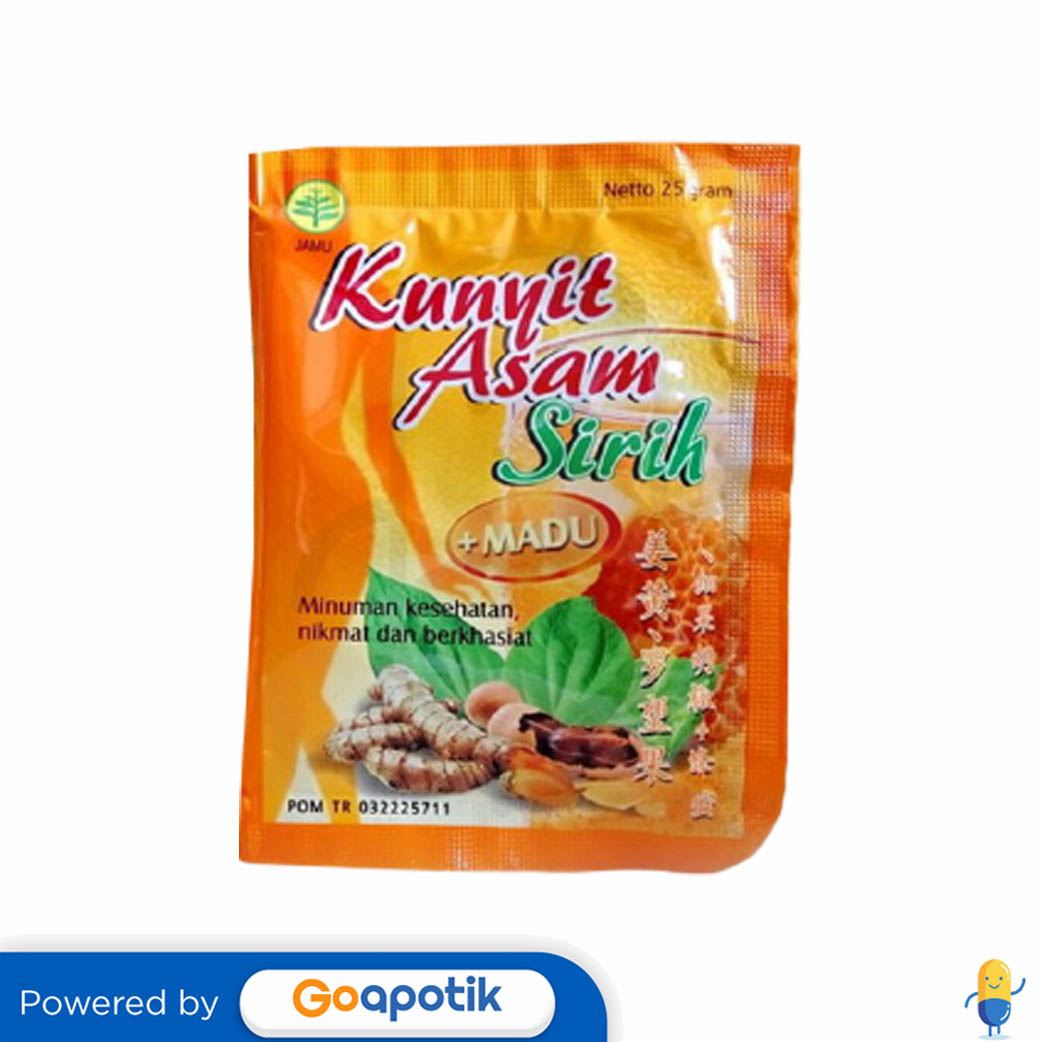 SIDOMUNCUL KUNYIT ASAM SIRIH PLUS MADU 25 GRAM SACHET Kegunaan Efek