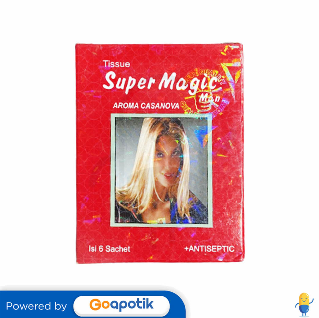 TISSUE SUPER MAGIC MERAH BOX 6 PCS Kegunaan Efek Samping Dosis Dan