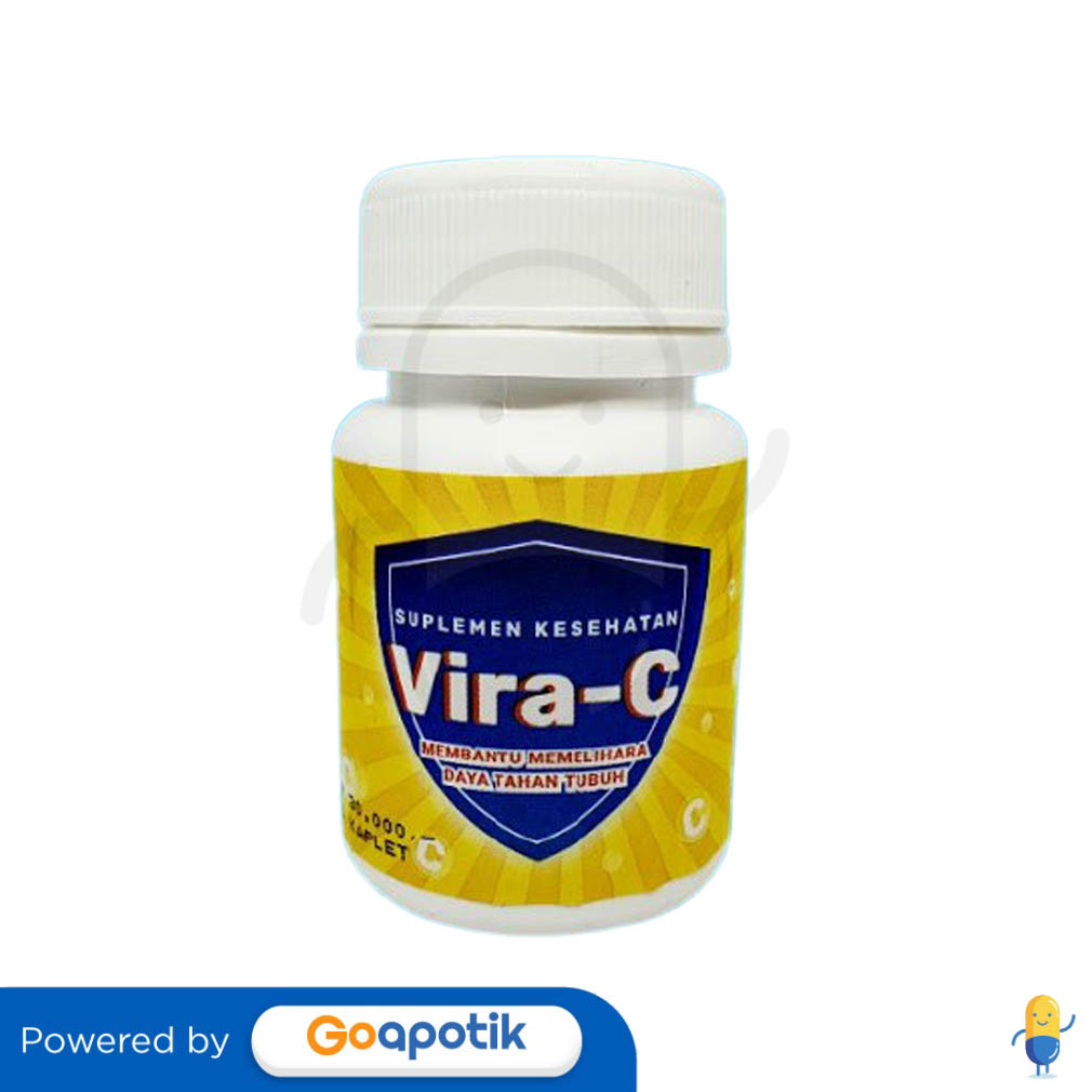 VIRA C 500 MG BOTOL 30 KAPLET Kegunaan Efek Samping Dosis Dan