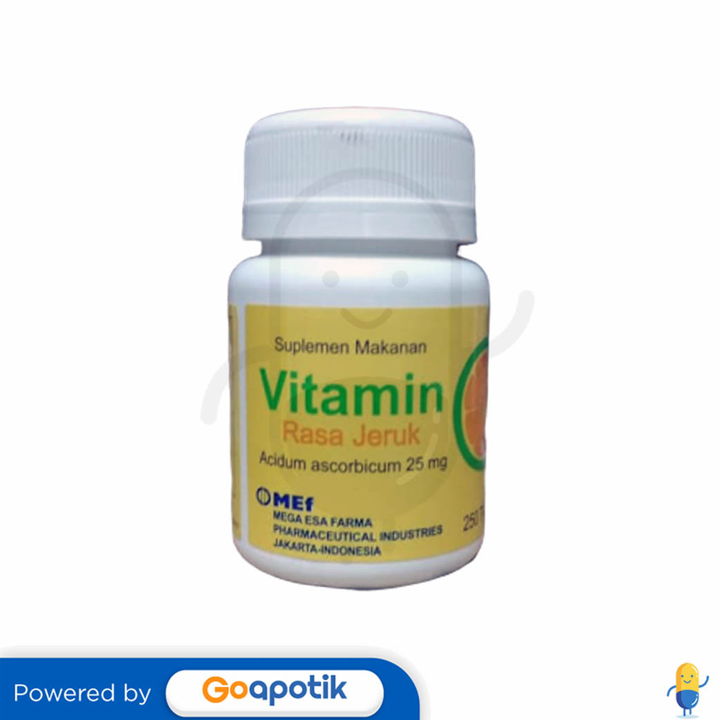 VITAMIN C MEGA ESA FARMA 25 MG BOTOL 250 TABLET Kegunaan Efek