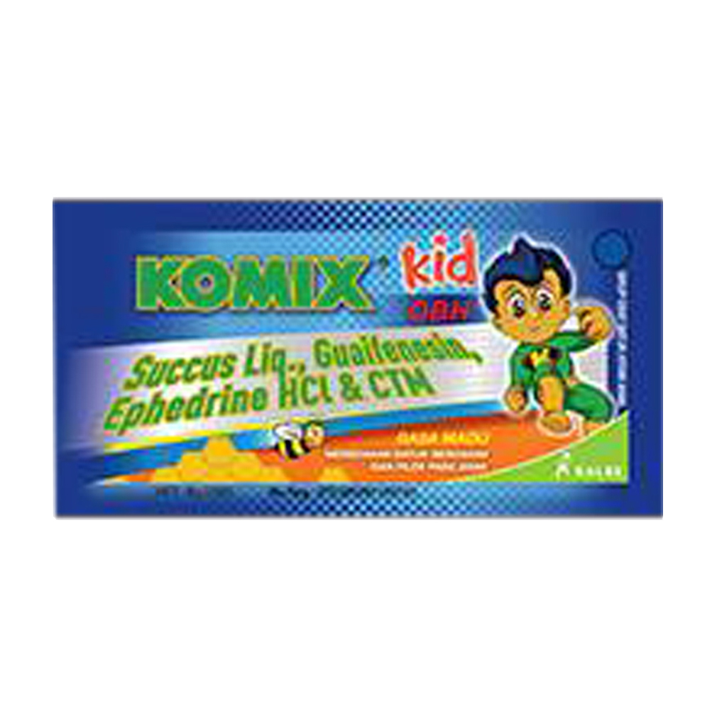 Komix Kid Obh Madu Sachet Kegunaan Efek Samping Dosis Dan Aturan Pakai