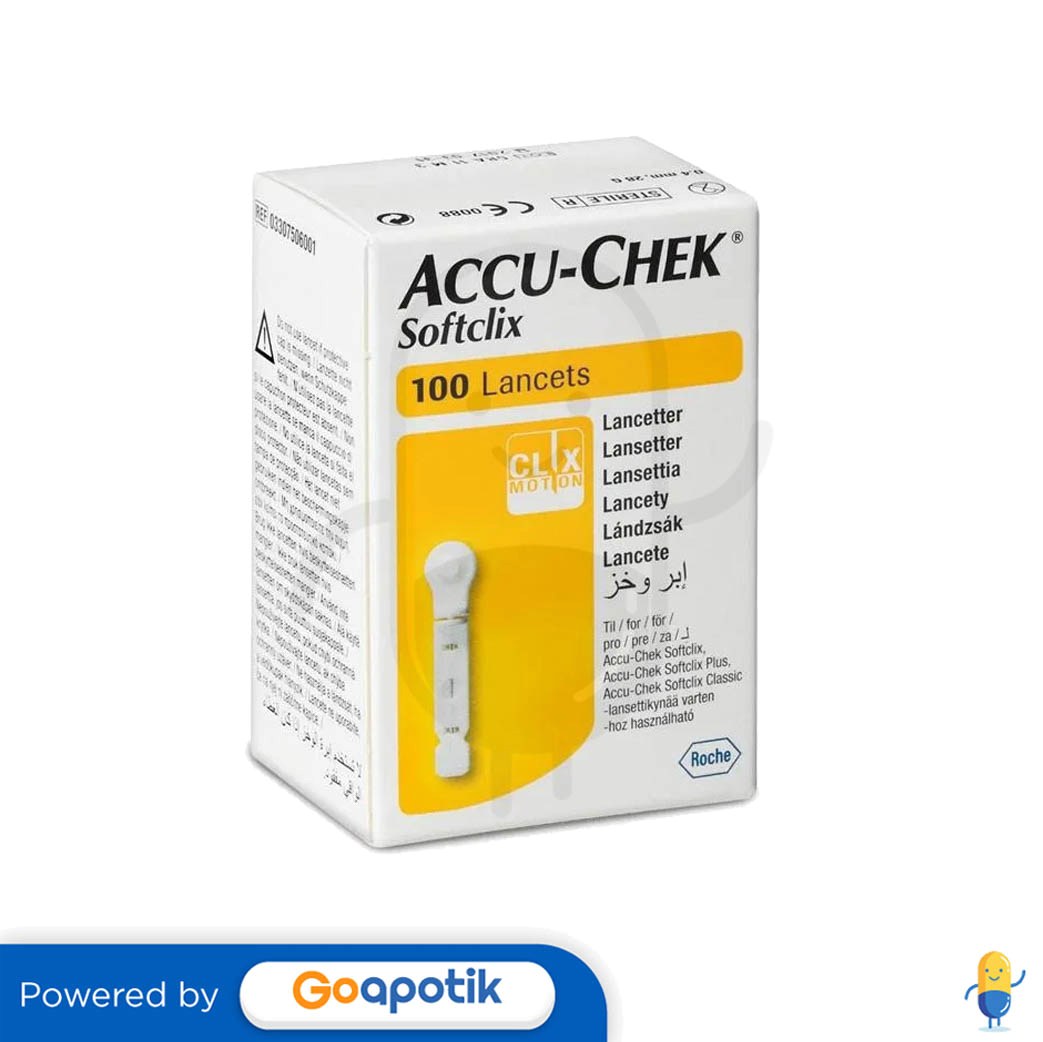 ACCUCHEK SOFTCLIX LANCETS BOX 100 PCS Kegunaan, Efek Samping, Dosis