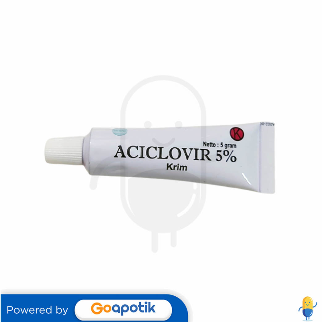 ACICLOVIR ERELA 5 CREAM 5 GRAM TUBE Kegunaan, Efek Samping, Dosis