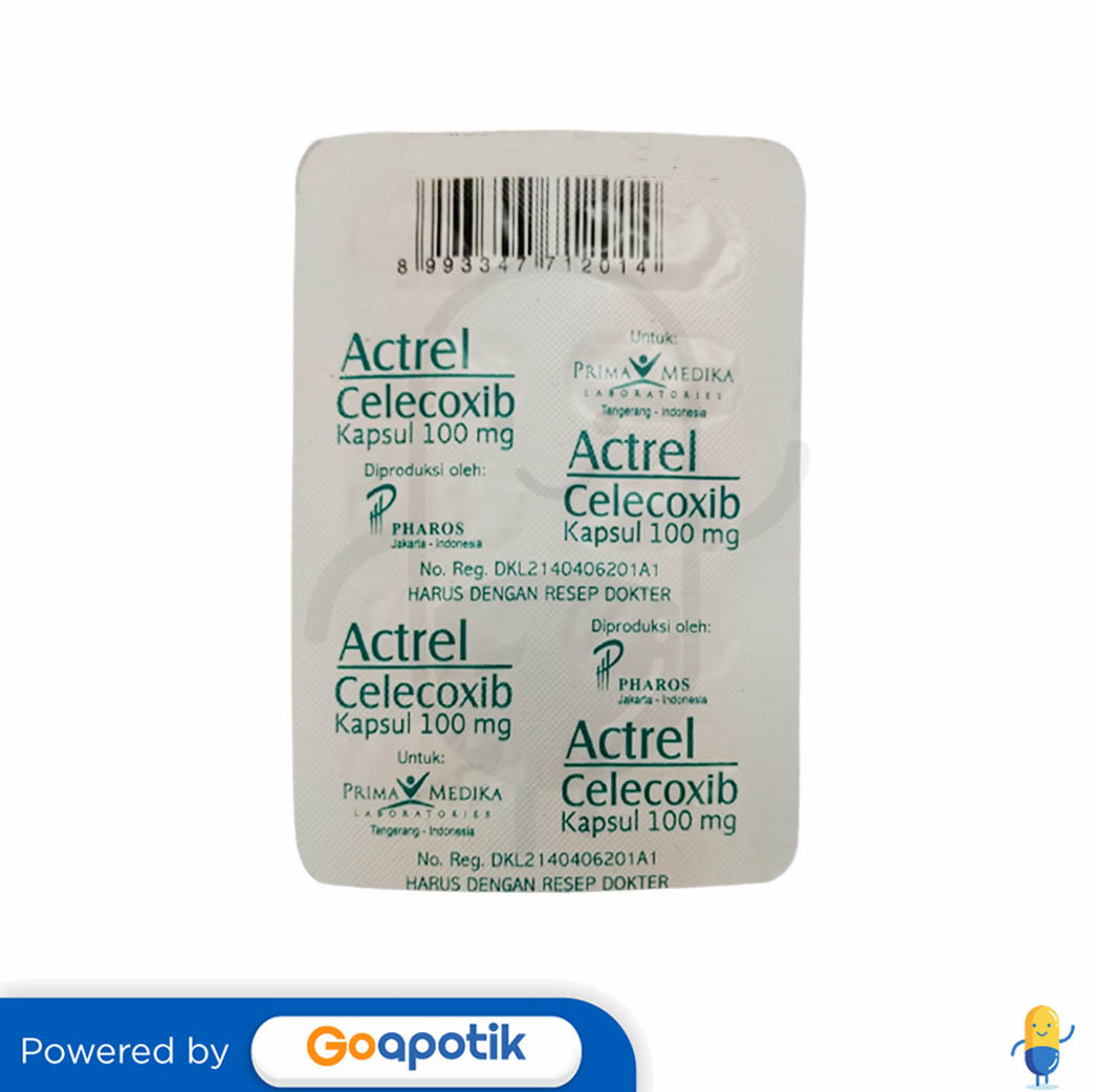 ACTREL 100 MG STRIP 10 KAPSUL Kegunaan Efek Samping Dosis Dan