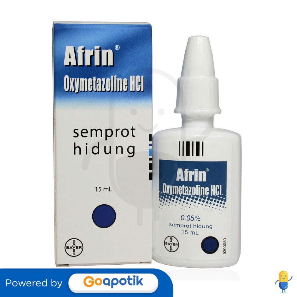 AFRIN 0.5 MG SEMPROT HIDUNG 15 ML - Kegunaan, Efek Samping, Dosis Dan ...