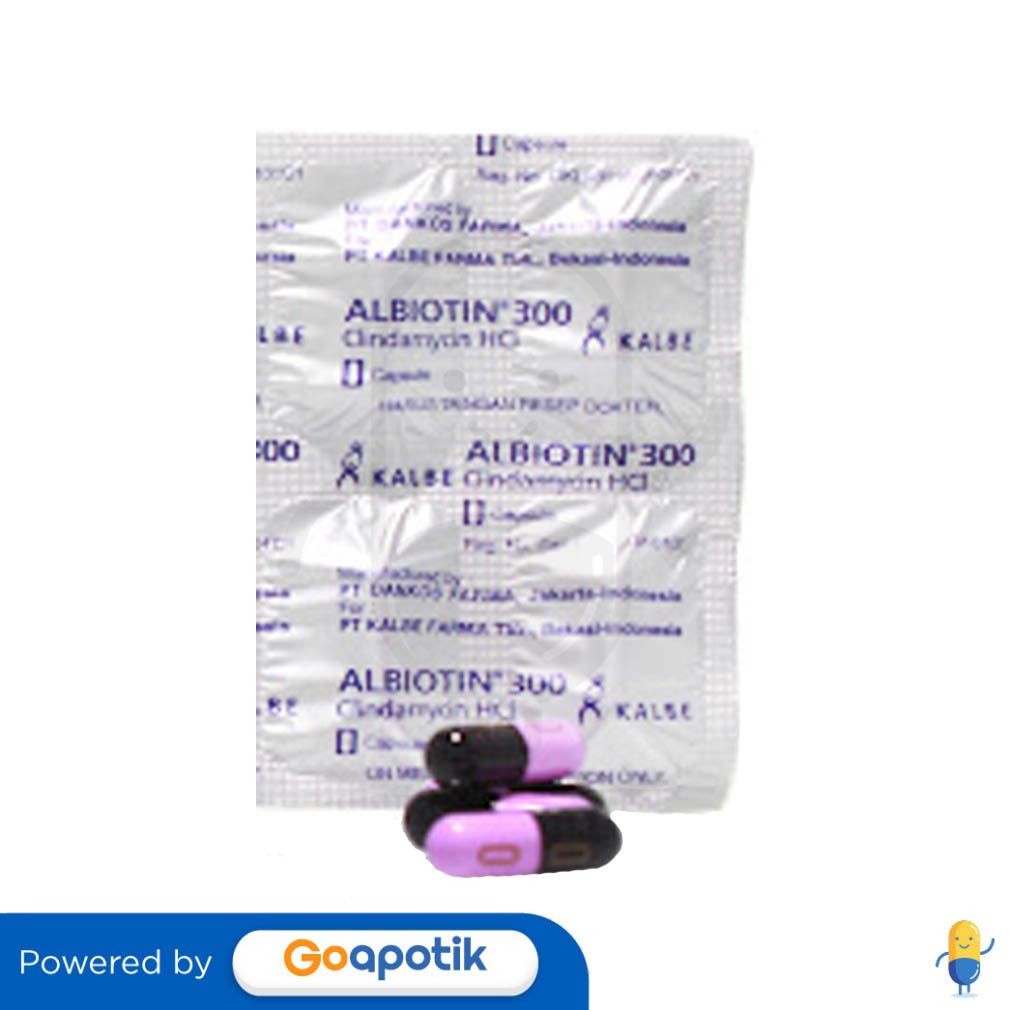 ALBIOTIN 300 MG KAPSUL - Kegunaan, Efek Samping, Dosis dan Aturan Pakai