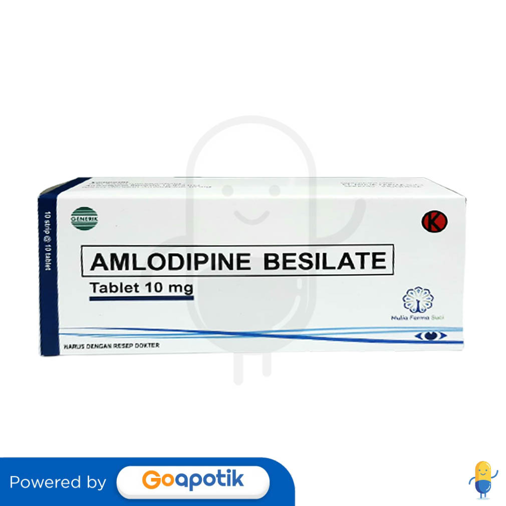 Ulasan Produk AMLODIPINE BESILATE MULIA 10 MG BOX 100 TABLET