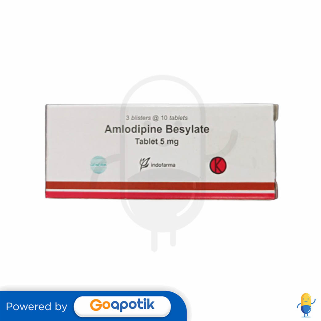 Ulasan Produk Amlodipine Besilate Indofarma 5 Mg Box 30 Tablet